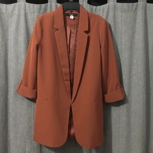 Forever 21 Fall Orange Blazer